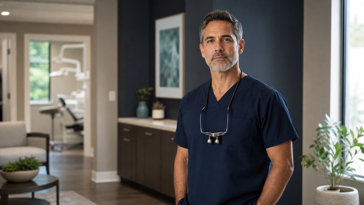 Confident physician whose practice is fully credentialed and compliant