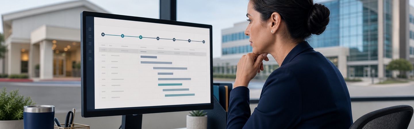 Facility credentialing across hospitals and ASCs